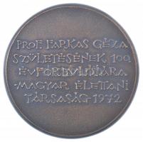 Madarassy Walter (1909-1994) 1972. "Farkas Géza 1872-1934 / Prof. Farkas Géza születésének 100....