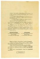 1944 Malinovszkij és Tolbuhin szovjet parancsnokok felszólítása Budapest védőihez, átlépési engedély