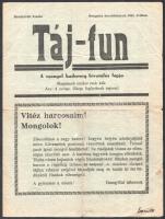 cca 1943 Táj-fun, a mongol hadsereg hivatalos lapja, tréfás kiadvány