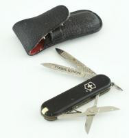 Victorinox többfunkciós svájci bicska, tokban, h: 6 cm