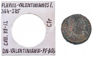 Római Birodalom / Thessalonica / I. Valentinianus 364-375. AE3 Br (2,97g) T:2 patina Roman Empire / Thessalonica / Valentinian I 364-375. AE3 Br D N VALENTINIANVS P F AVG / GLORIA ROMANORVM - TESB (2,97g) C:XF patina RIC IX 16a, type i