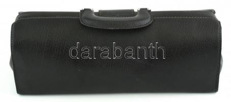 Fekete, bőr orvosi táska 41 cm
