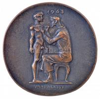 Madarassy Walter (1909-1994) 1963. "Dr. Korányi Frigyes 1828-1913 / 1963" kétoldalas, öntö...