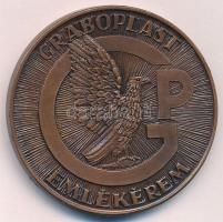 DN Graboplast emlékérem / Kiváló munkáért kétoldalas bronz emlékérem (42,5mm) T:1-