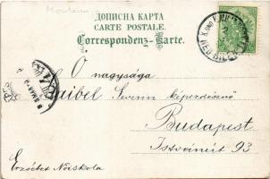 1905 Cetinje, Cettinje, Cettigne; Palais Sr. Königlichen Hoheit des Fürsten / royal palace, guards (...