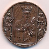 Fritz Mihály (1947- ) 2003. "(Szegedi) Alsóvárosi templom 1503 - 2003" kétoldalas, bronz e...