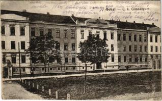 1916 Sokal, C. k. Gimnazyum / grammar school + K.u.K. Bahnhofkommando (EK)