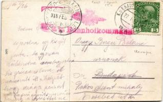 1916 Sokal, C. k. Gimnazyum / grammar school + "K.u.K. Bahnhofkommando" (EK)