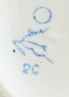 2 db Gorodnicki porcelán kiöntő, 2 db. Retró Szovjet Matricás, jelzett, kis kopással, 12, 18 cm