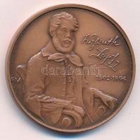 Fritz Mihály (1947-) 1990. "Kossuth Lajos 200 éve született - Monok" kétoldalas, bronz emlékérem (42,5mm) T:1-