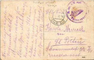 1916 Le garde des matelots a Cattaro / WWI K.u.K. military, the mariners' guard in Kotor (Monte...