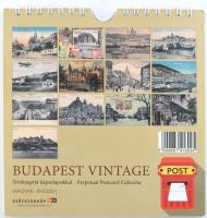 Budapest Vintage - modern öröknaptár képeslapokkal + 2 db modern budapesti bontatlan hűtőmágneses na...