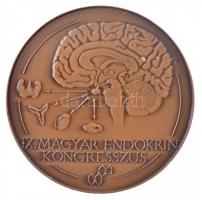 Lapis András (1942-) 1979. IX. Magyar Endokrin Kongresszus / Szeged kétoldalas bronz emlékérem (69mm) T:1,1-