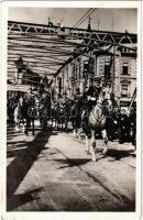 1940 Nagyvárad, Oradea; bevonulás, Horthy Miklós / entry of the Hungarian troops, Regent Horthy + 1940 Nagyvárad visszatért So. Stpl. (EK)