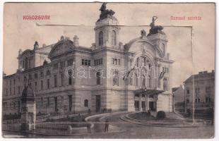 1909 Kolozsvár, Cluj; Nemzeti Színház. leporello / National Theatre. leporellocard (fl)