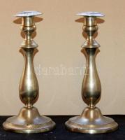 2 db alpakka gyertyatartó 25 cm magas