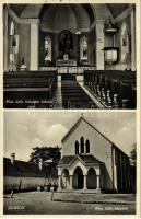 1931 Dömsöd, Római katolikus templom belseje, Római katolikus kápolna, harangláb