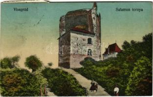 1921 Visegrád, Salamon-torony. Ifj. Friedrich Flórián kiadása (EK)