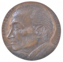DN Dr. Lajos László - Prof. 1904-1975 kétoldalas, öntött bronz emlékérem. Szign.: P.S. (95mm) T:2
