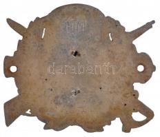 ~1919-1945. Zománcozott címeres Al harcjármű vagy motorkerékpár jelvény, előlapon a címer alatt &quo...