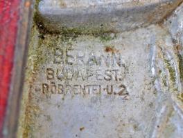 ~1919-1945. Zománcozott címeres Al harcjármű vagy motorkerékpár jelvény, előlapon a címer alatt &quo...