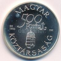 1993. 500Ft Ag "Régi dunai hajók - Árpád" kapszulában T:BU 
Adamo EM129