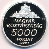 2003. 5000Ft Ag "Hollókő" kapszulában T:PP Adamo EM185