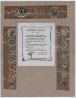 Amerikai Egyesült Államok ~1943-1992. Bankjegyes, érmés összeállítás, benne több kiadás (1943. 1c, 1...