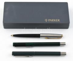 össz. 3 db Parker toll Parker feliratú dobozban (2 db töltőtoll, 1 db golyóstoll)