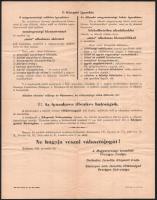 1939 Bp., "Zsidó Hittestvérünk!", a Magyarországi Izraeliták Országos Irodája, az Orthodox...