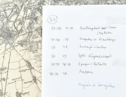 Vegyes I. világháborús térkép gyűjtemény Ungvár és környéke, Felvidéd Nagyrőce, Romabánya, Rozsnyó, ...