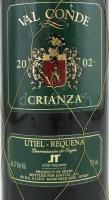 Val Conde 2002 bontatlan palack spanyol vörösbor