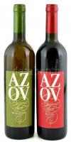 2 db 2010 Azov chardonnay és Merlot bontatlan palack orosz borok