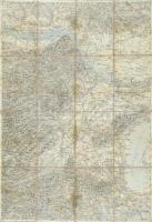 cca 1900 Bécs, Burgenland környékének térképe vászonra kasírozva 39x45 cm