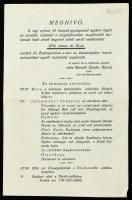 1934 A régi nyitrai gyalogezred bejtársi emlékmű avatására való meghívó 2 p