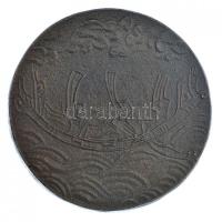 ~1970. "Viet Nam" kétoldalas, öntött Br emlékérem. Szign.: ND (55mm) T:2