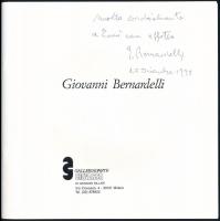 1995 Giovanni Bernadelli képzőműész dedikált kiállítási katalógusa