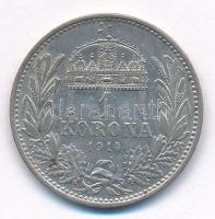 1914KB 1K Ag "Ferenc József" T:2 Adamo K5.1