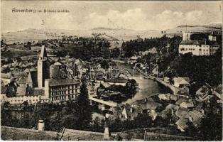 1920 Rozmberk, Rosenberg im Böhmerwalde; (EK)
