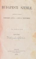Csengery Antal, Lónyay Menyhért (szerk.): Budapesti Szemle I.-II. Pest, 1865, Emich Gusztáv. Modern ...