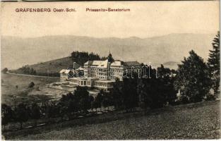 1912 Lázne Jeseník, Grafenberk, Bad Gräfenberg; Priessnitz-Sanatorium / sanatorium, spa (EK)