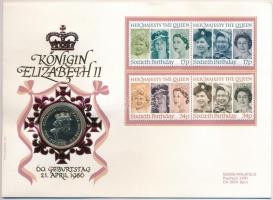 Nagy-Britannia 1986. 2P Ni-sárgaréz II. Erzsébet / Nemzetközösségi Játékok érmés borítékban, bélyeggel és bélyegzéssel T:1-  Great Britain 1986. 2 Pound Ni-Brass Elisabeth II / Commonwealth Games in coin envelope with stamp and cancellations C:AU Krause KM#947