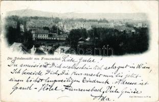 1898 Frantiskovy Lázne, Franzensbad; Totalansicht / general view (EK)