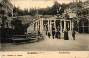 1905 Marianske Lazne, Marienbad; Kreuzbrunnen / spa, spring (EK)