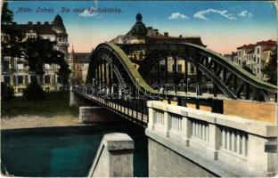 Ostrava, Mährisch Ostrau; Die neue Reichsbrücke / bridge (tear)