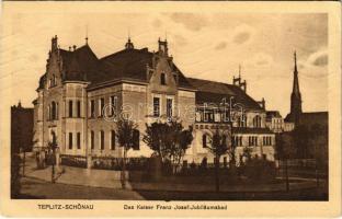 1912 Teplice, Teplitz-Schönau; Das Kaiser Franz Josef-Jubiläumsbad / spa, bath (EK)
