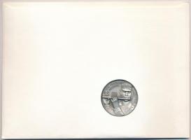 Svájc 1985. "28. Közösségi Zenei Fesztivál" jelzett Ag emlékérem, érmés borítékban, bélyeg...