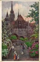 1920 Budapest I. Mátyás templom és Halászbástya. B.K.W.I. S. 280. s: Götczinger (EK)