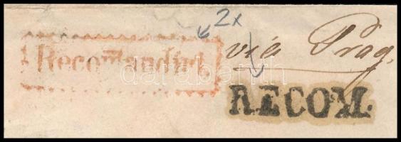 9kr MP Type III with nice whole margins on registered cover sent abroad. 6kr stamp missing from the ...