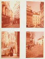 1976 sok francia és angol város fotók, albumban